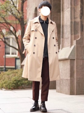 howellさん（メンズ・175cm）の冬コーディネート