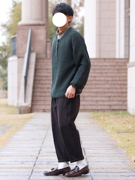 howellさん（メンズ・175cm）の冬コーディネート