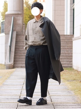 「CEASTERS（ケステル）のアイテム」を使った、howellさん（メンズ・175cm）の冬コーディネート