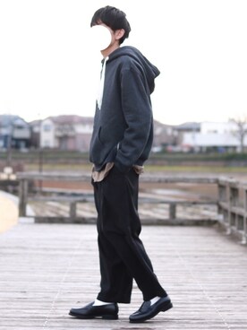 howellさん（メンズ・175cm）の冬コーディネート