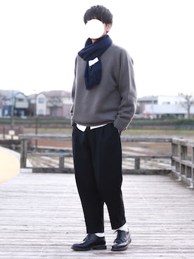 「CEASTERS（ケステル）のアイテム」を使った、howellさん（メンズ・175cm）の冬コーディネート