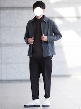 howellさん（メンズ・175cm）の冬コーディネート