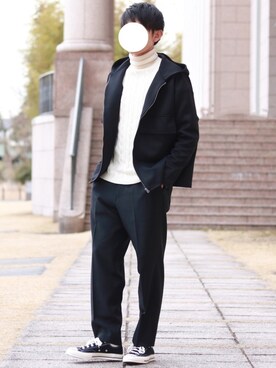 howellさん（メンズ・175cm）の冬コーディネート