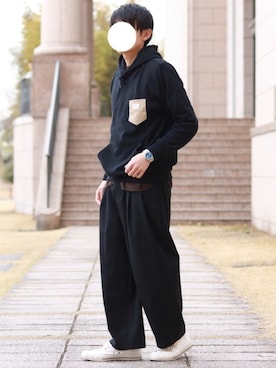 howellさん（メンズ・175cm）の春コーディネート