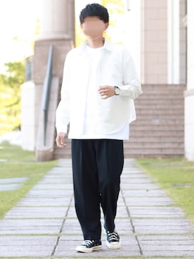 「CALVIN KLEIN WATCHES+JEWELRY（カルバン・クライン ウォッチ＆ジュエリー）のアイテム（アナログ腕時計）」を使った、howellさん（メンズ・175cm）の春コーディネート