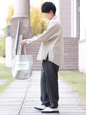 「CALVIN KLEIN WATCHES+JEWELRY（カルバン・クライン ウォッチ＆ジュエリー）のアイテム（アナログ腕時計）」を使った、howellさん（メンズ・175cm）の春コーディネート