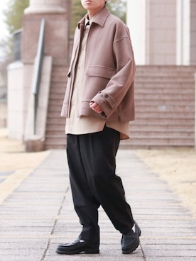 howellさん(メンズ・175cm)の冬コーディネート