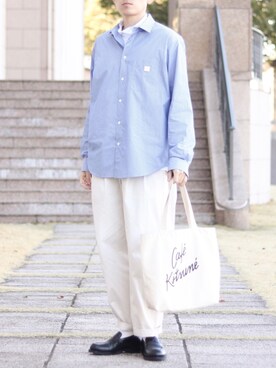 「LENO（リノ）のアイテム（パンツ）」を使った、howellさん（メンズ・175cm）の春コーディネート
