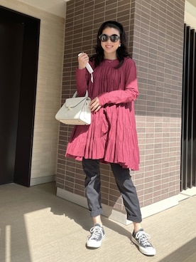 「merlette（マーレット）のアイテム」を使った、3901pppさん（レディース・162cm）の春コーディネート