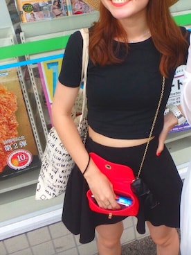 Reika Nishiguchiさん（レディース・158cm）の夏コーディネート