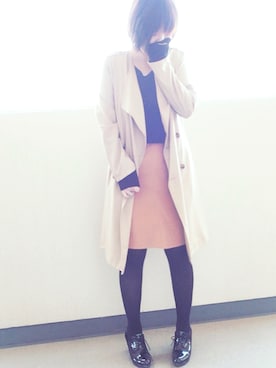 ゆあ。さん（レディース・158cm）の冬コーディネート