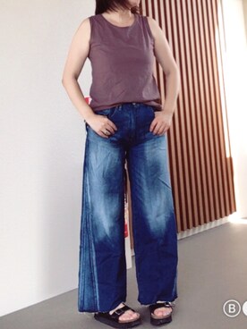 ゆあ。さん（レディース・158cm）の夏コーディネート