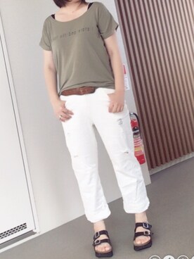 ゆあ。さん（レディース・158cm）の夏コーディネート