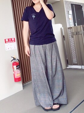 ゆあ。さん（レディース・158cm）の夏コーディネート