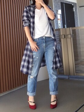 ゆあ。さん（レディース・158cm）の秋コーディネート