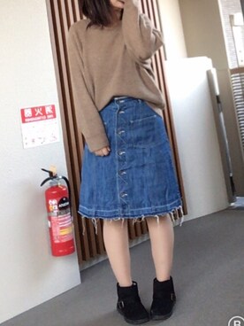 ゆあ。さん（レディース・158cm）の冬コーディネート