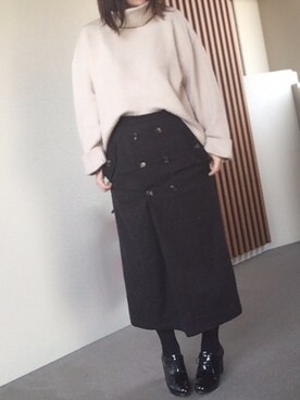 ゆあ。さん（レディース・158cm）の冬コーディネート