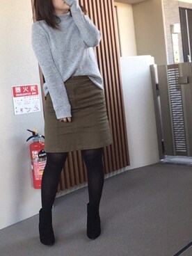 ゆあ。さん(レディース・158cm)の冬コーディネート