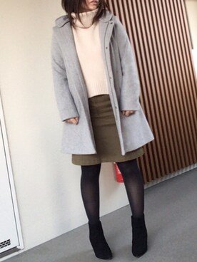 ゆあ。さん（レディース・158cm）の冬コーディネート