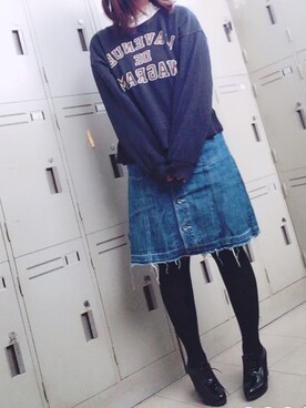 ゆあ。さん（レディース・158cm）の冬コーディネート