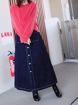 ゆあ。さん（レディース・158cm）の冬コーディネート