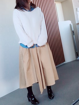 ゆあ。さん(レディース・158cm)の冬コーディネート