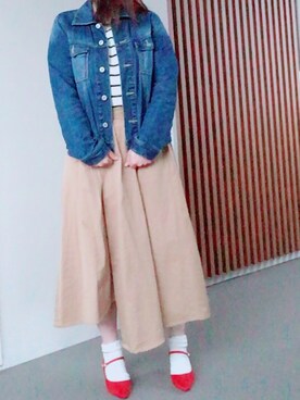 ゆあ。さん（レディース・158cm）の春コーディネート