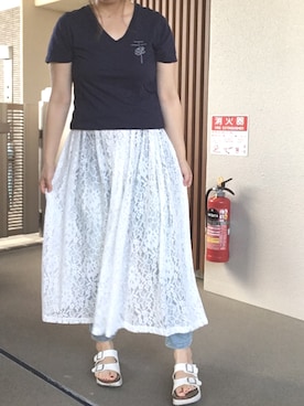 ゆあ。さん（レディース・158cm）の夏コーディネート