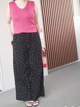 「Import & Select（インポートアンドセレクト）のアイテム（シューズ）」を使った、ゆあ。さん（レディース・158cm）の夏コーディネート