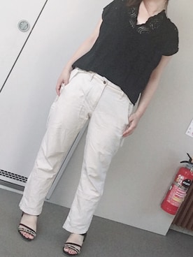 「Import & Select（インポートアンドセレクト）のアイテム（シューズ）」を使った、ゆあ。さん（レディース・158cm）の夏コーディネート