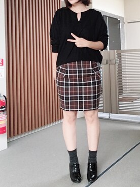 ゆあ。さん（レディース・158cm）の秋コーディネート