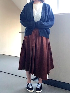 ゆあ。さん（レディース・158cm）の秋コーディネート