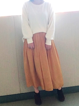 ゆあ。さん（レディース・158cm）の秋コーディネート