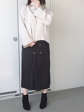 ゆあ。さん（レディース・158cm）の秋コーディネート