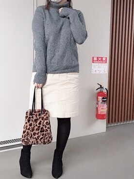 ゆあ。さん（レディース・158cm）の冬コーディネート