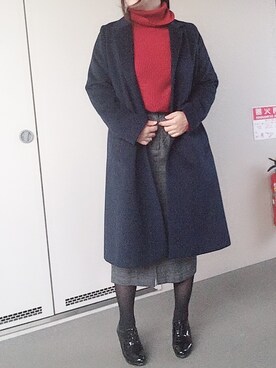 ゆあ。さん（レディース・158cm）の冬コーディネート