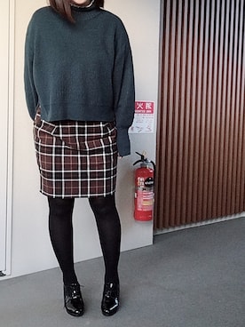 「2018マイベストコーデ」｜「アイテム（ブーティ）」を使った、ゆあ。さん（レディース・158cm）の冬コーディネート