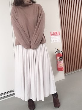 ゆあ。さん（レディース・158cm）の冬コーディネート