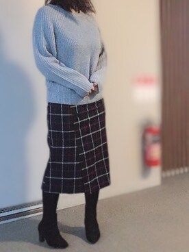 ゆあ。さん(レディース・158cm)の冬コーディネート