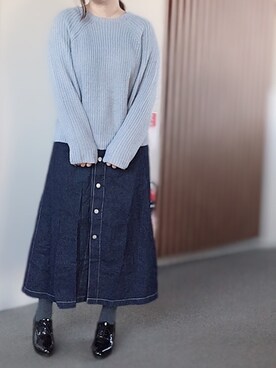 ゆあ。さん(レディース・158cm)の冬コーディネート