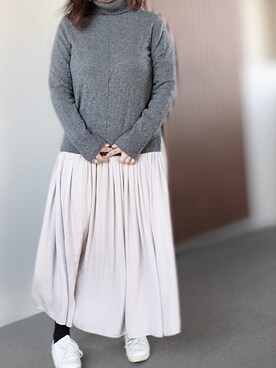 ゆあ。さん（レディース・158cm）の冬コーディネート