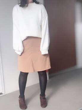 ゆあ。さん（レディース・158cm）の冬コーディネート