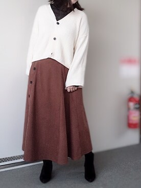 ゆあ。さん(レディース・158cm)の冬コーディネート