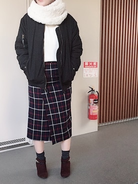 ゆあ。さん(レディース・158cm)の冬コーディネート