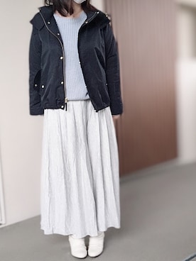 ゆあ。さん(レディース・158cm)の冬コーディネート