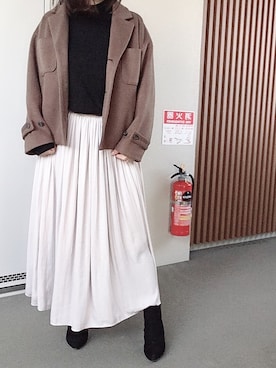 ゆあ。さん（レディース・158cm）の冬コーディネート