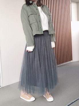 ゆあ。さん（レディース・158cm）の春コーディネート