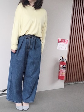 「Mathilda（マチルダ）のアイテム（パンプス）」を使った、ゆあ。さん（レディース・158cm）の春コーディネート