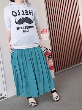 「Import & Select（インポートアンドセレクト）のアイテム（シューズ）」を使った、ゆあ。さん（レディース・158cm）の春コーディネート