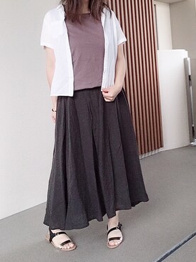 ゆあ。さん（レディース・157cm）の夏コーディネート
